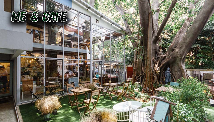 ร้านกาแฟในสวน คาเฟ่สีเขียว